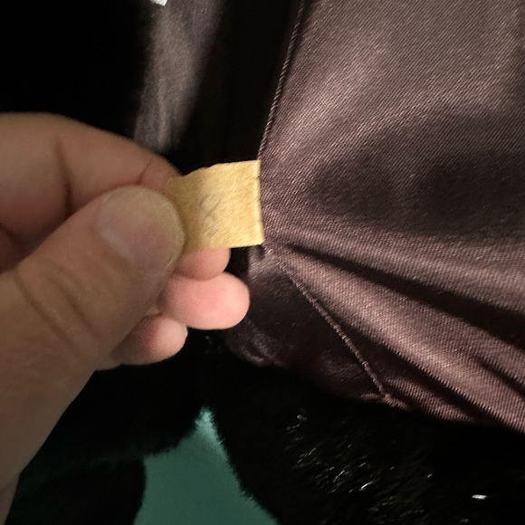 Vintage Dubrowsky & Perlbinder Faux Mink Fur Mini Coat, Dark Brown - Picture 6 of 8